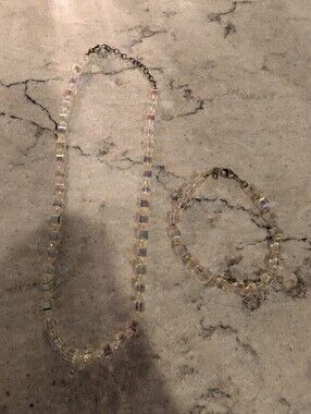 Crystal Necklace And Bracelet